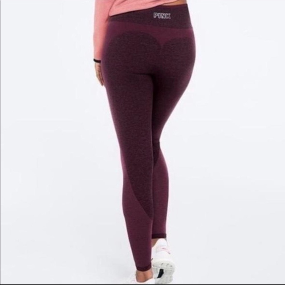 PINK| SEAMLESS HIGH WAIST FULL LENGTH WORKOUT TIGHTS